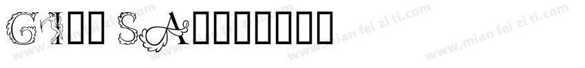 Gill San字体转换
